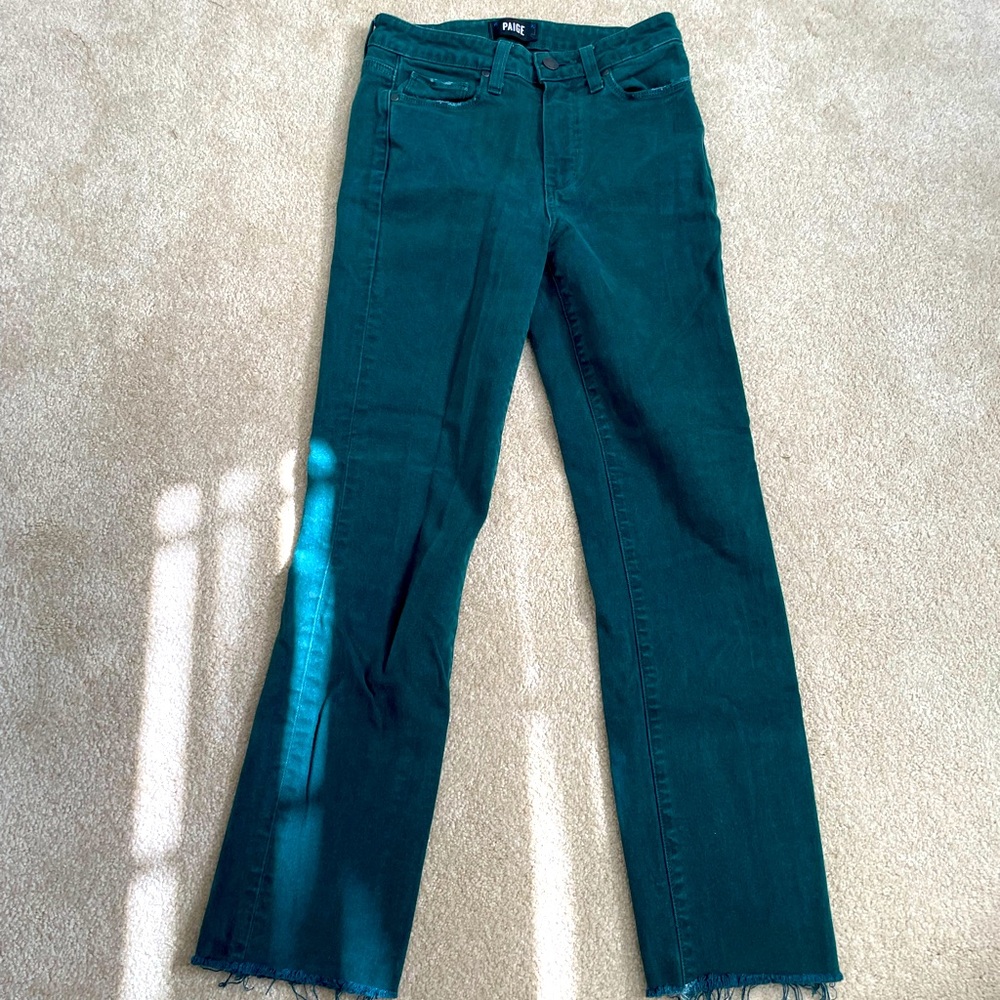 Paige jeans - cropped short - size 27, worn once.